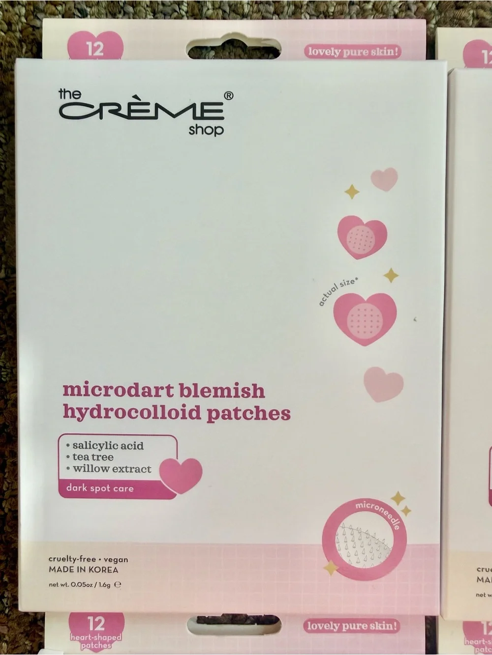 Heart-Shaped Patches The Crème Shop 4 Packs